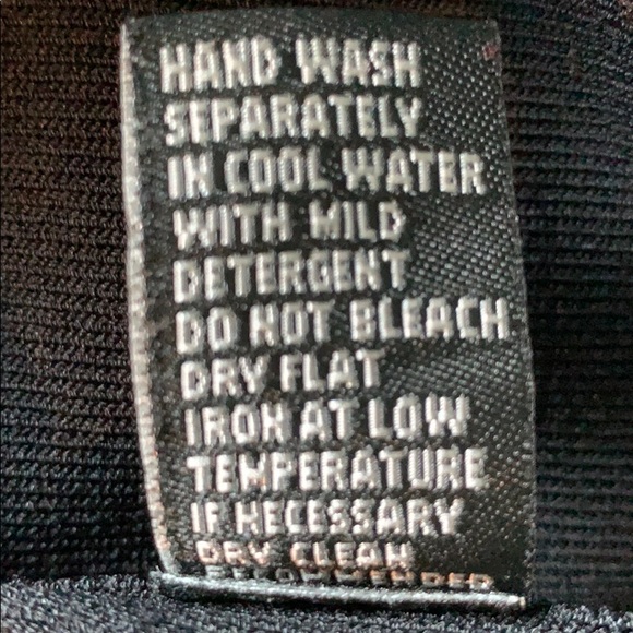 Black skirt with white accents at bottom - Picture 6 of 6